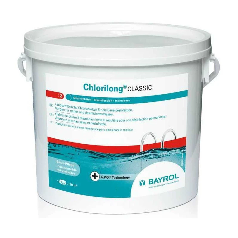 Chlore Lent Chlorilong 2Classic Bayrol (anciennement Chlorilong 250) 3 Chlore Lent Chlorilong 2Classic Bayrol (anciennement Chlorilong 250)