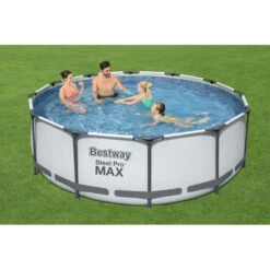 Piscine Tubulaire Ronde Bestway Steel Pro Max 3,66x ↕1,00m -Pas Cher Piscine Magasin piscine tubulaire bestway 366x 100m 3