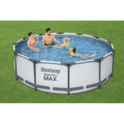 Piscine Tubulaire Ronde Bestway Steel Pro Max 3,66x ↕1,22m -Pas Cher Piscine Magasin piscine tubulaire bestway 366x 122m 3