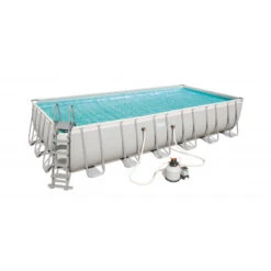 Piscine Tubulaire Rectangulaire Bestway Power Steel 7,32x 3,66x ↕1,32m
