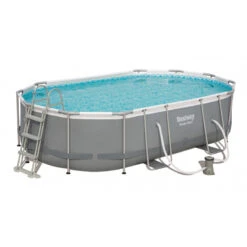 Piscine Tubulaire Ovale Bestway Power Steel 4,88x 3,05x ↕1,07m