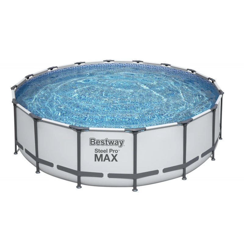 Piscine Tubulaire Ronde Bestway Steel Pro Max 4,88 X ↕1,22m 4 Piscine Tubulaire Ronde Bestway Steel Pro Max 4,88 X ↕1,22m – Image 2