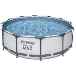 Piscine Tubulaire Ronde Bestway Steel Pro Max 4,88 X ↕1,22m