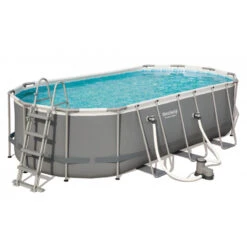 Piscine Tubulaire Ovale Bestway Power Steel 5,49x 2,74x ↕1,22m