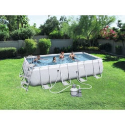 Piscine Tubulaire Rectangulaire Bestway Power Steel 5,49x 2,74x ↕1,22m -Pas Cher Piscine Magasin piscine tubulaire bestway power steel 549x 274x 122m 2