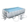 Piscine Tubulaire Rectangulaire Bestway Power Steel 4,04x 2,01x ↕1,00m Avec Filtre à Sable -Pas Cher Piscine Magasin piscine tubulaire bestway power steel frame 404x 201x 100m