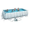 Piscine Tubulaire Rectangulaire Bestway Power Steel Frame 4,88x 2,44x ↕1,22m -Pas Cher Piscine Magasin piscine tubulaire bestway power steel frame 488x 244x 122m
