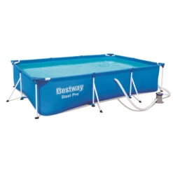 Piscine Tubulaire Rectangulaire Steel Pro Bestway 3,00 X 2,01 X 0,66m